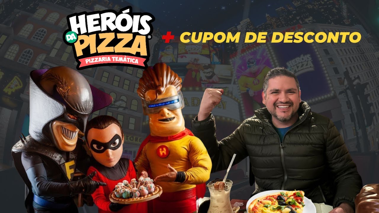 cupom heróis da Pizza