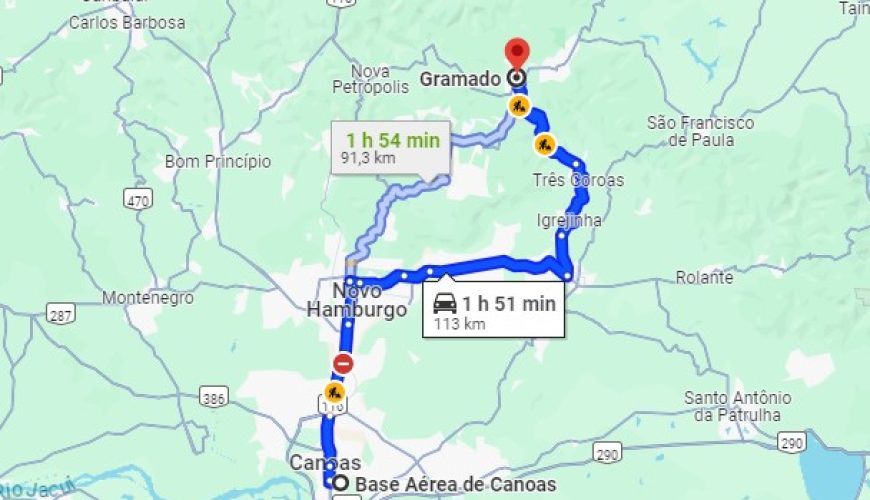 Como ir do Aeroporto de Canoas a Gramado