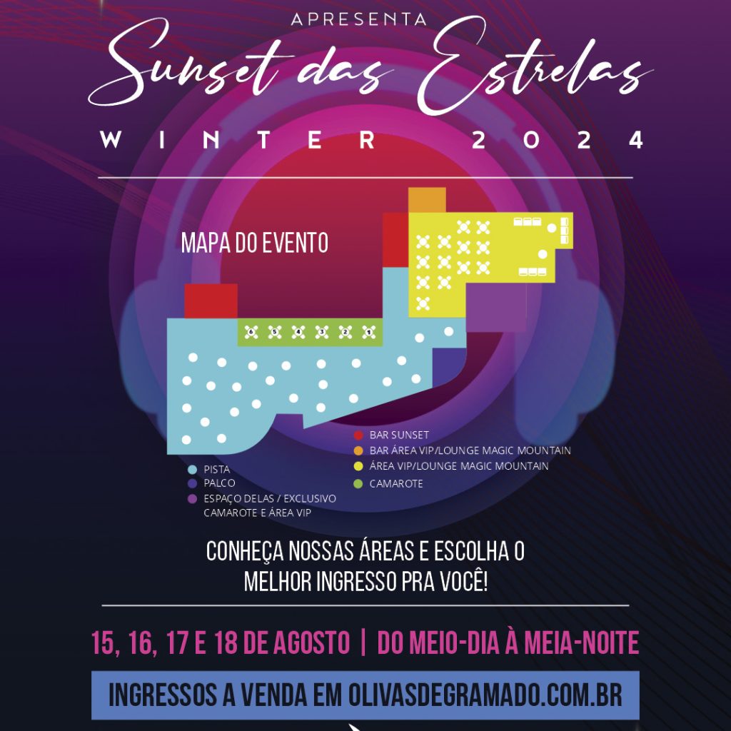 Sunset das Estrelas no Olivas de Gramado - Ingresso com 5% desconto 2