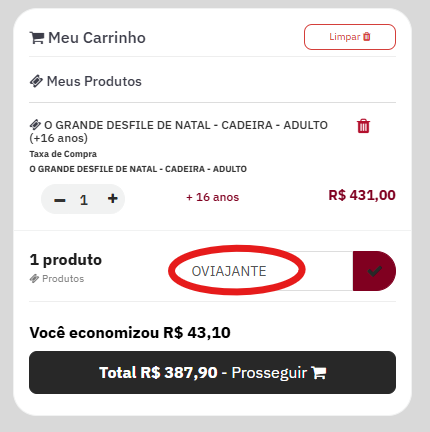 Cupom Natal Luz 2025