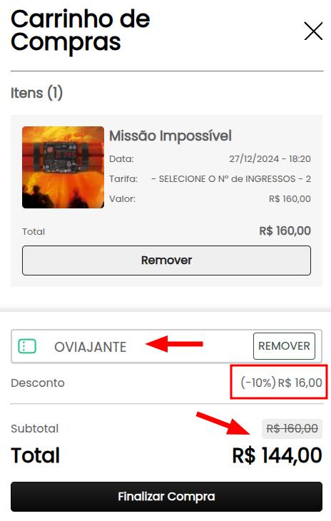 Caro Watson - Cupom OVIAJANTE
