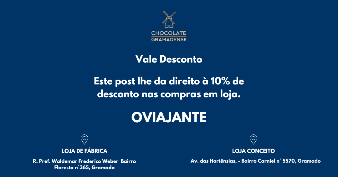 Cupom de desconto ovos de Páscoa em Gramado