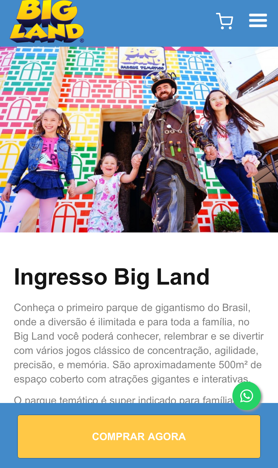 Clique em “Comprar Agora”