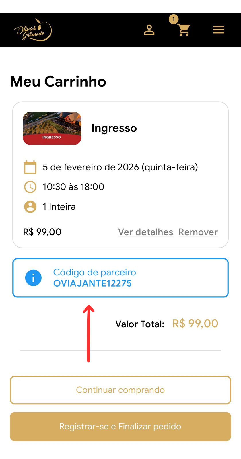 cupom olivas de gramado