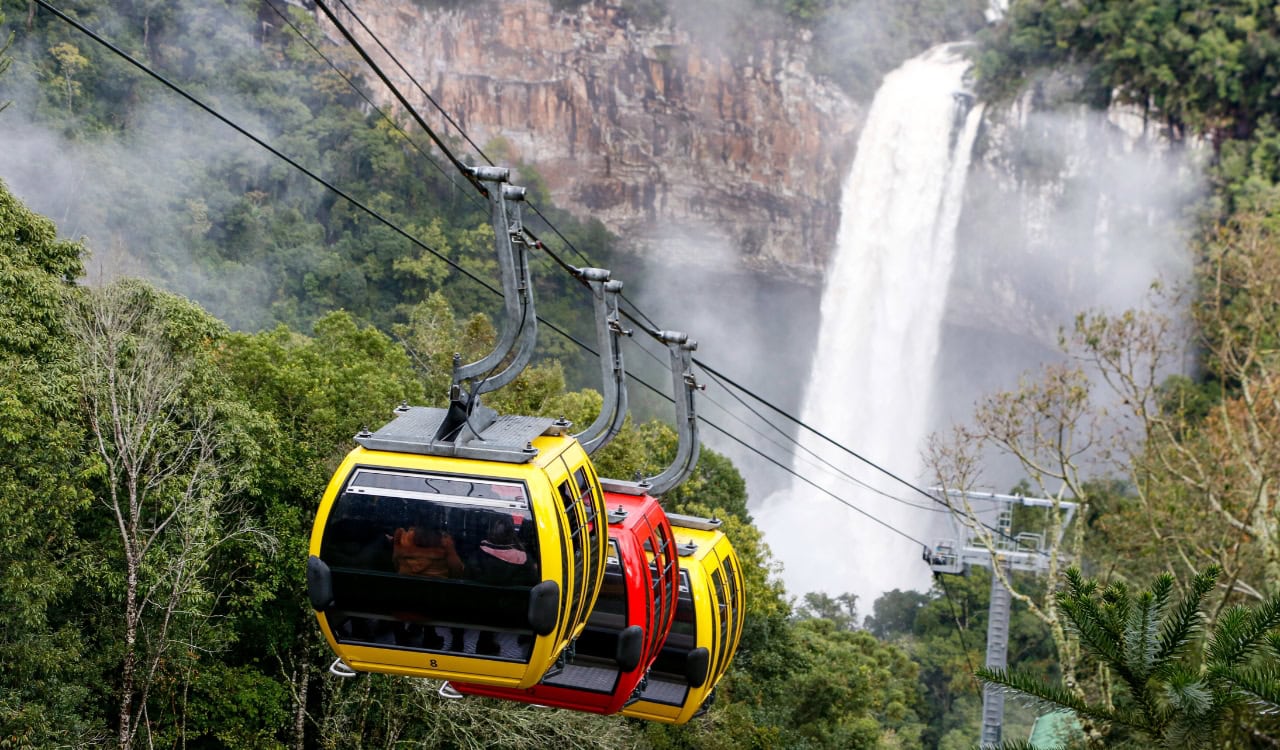 porque visitar os bondinhos aéreos em Canela