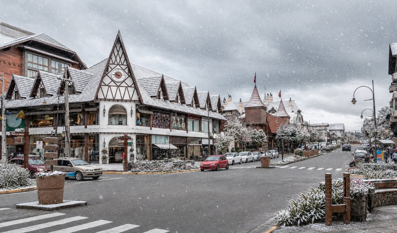Quando Neva em Gramado