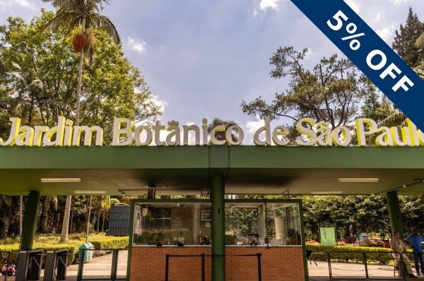 Entrada al Jardín Botánico de São Paulo: cupón OVIAJANTE con un descuento de 5%