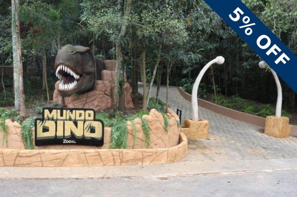 Entrada al Mundo Dino en São Paulo – cupón OVIAJANTE con un descuento de 5%