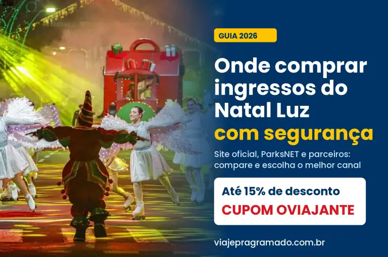 Onde comprar ingressos do natal luz