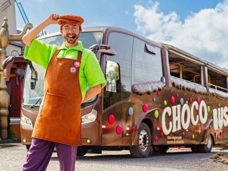 ChocoBus Gramado: ônibus temático do passeio pelo mundo do chocolate