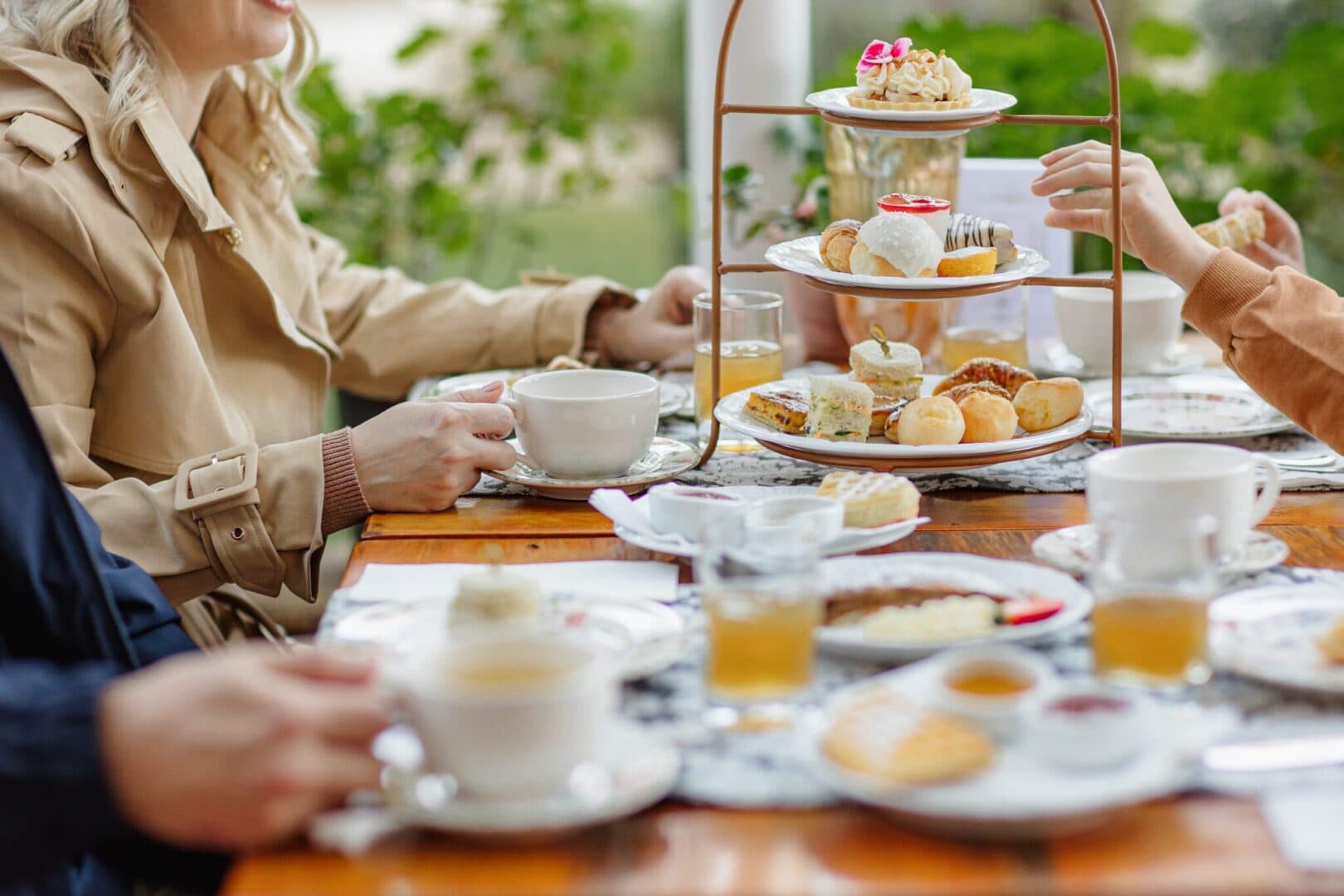 Chá da tarde em estilo inglês do Hotel Ritta Höppner em Gramado